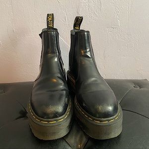Used Chelsea Platform Doc Martins